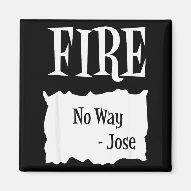 Imán Fire - Hot Packet Halloween Taco Costume  (Frente)