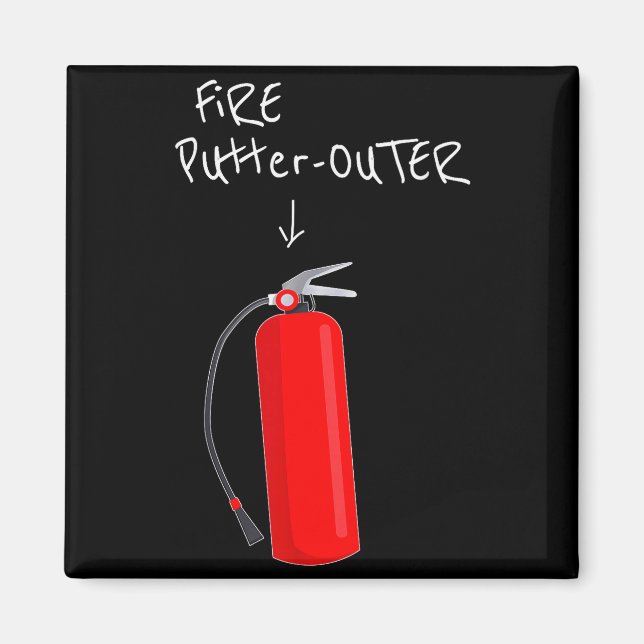 Imán Fire Putter Outer Fire Extinguisher Fire Fighter F (Frente)