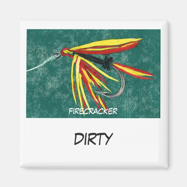 Imán "Firecracker" Dish Washer Status Magnet (Frente)