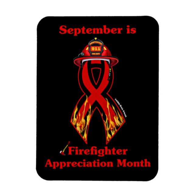 Imán Firefighter Appreciation Month (Vertical)
