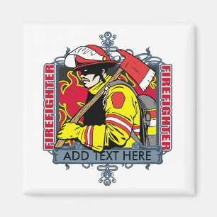 Imán Firefirefighter de encargo