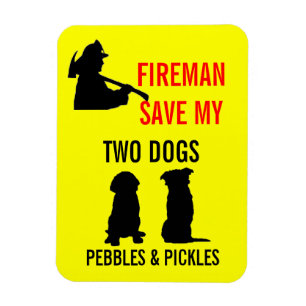 Imán Fireman salva a mis dos perros