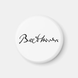 Imán firma autógrafo de Ludwig van Beethoven clásico