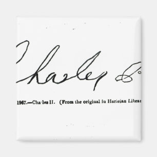 Imán Firma de Charles II