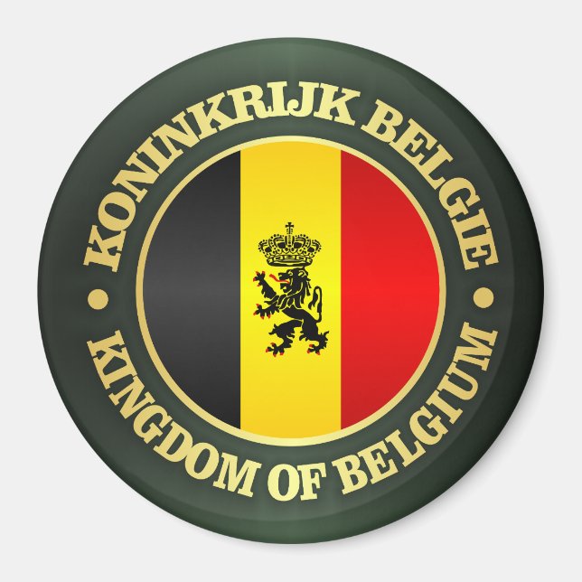 Imán Firma de Estado belga (Frente)