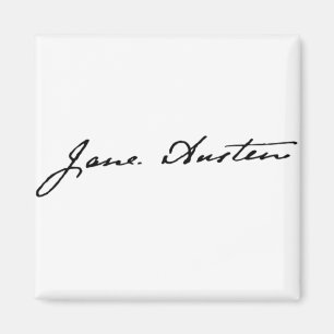 Imán Firma de Jane Austen