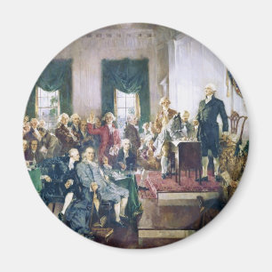 Imán Firma de la Constitución por Howard C. Christy