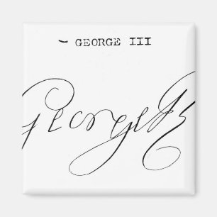 Imán Firma de rey George III