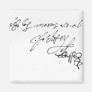 Imán Firma de señora Jane Grey
