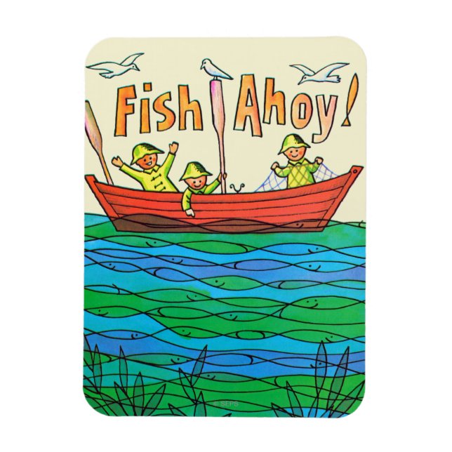 Imán ¡Fish Ahoy! (Vertical)