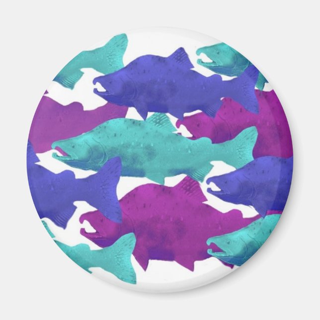 Imán Fish Salmon (Frente)