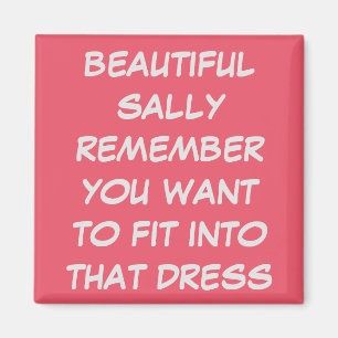 IMÁN FIT DE ENCARGO PERSONAL DE LA DIETA DEL