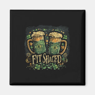 Imán Fit Shaced Funny Irish Drinking Día de San Patrici