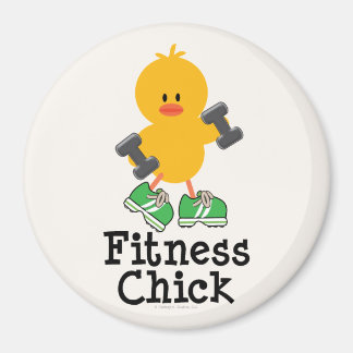 Imán Fitness Chick Magnet