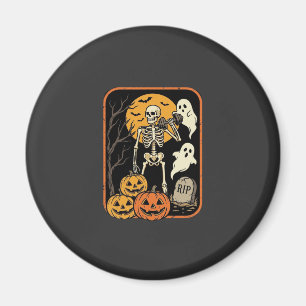Imán Fitness Halloween Esqueleto Fantasma Calabaza Entr