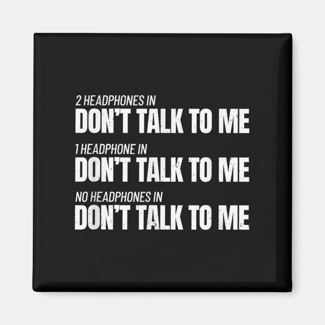 Imán Fitness Meme - Don't Talk To Me At The Gym - Funny (Frente)