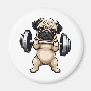Imán Fitness Pug