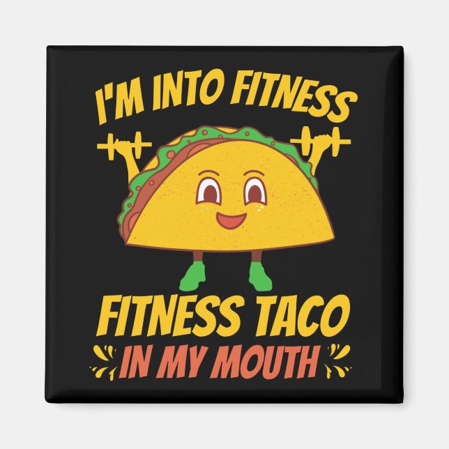 Imán Fitness Taco Ejercicio Gym (Frente)