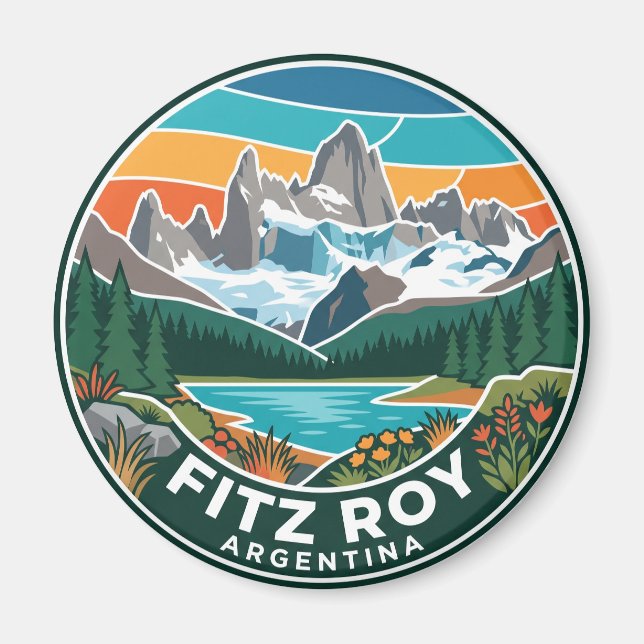 Imán Fitz Roy Argentina (Frente)