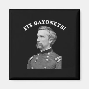 Imán Fix Bayonets Cita de Guerra Civil Joshua Chamberla