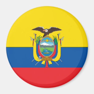 Imán Flag of Ecuador