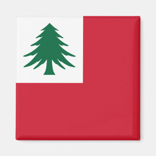 Imán Flag of New England (pine only) - unofficial
