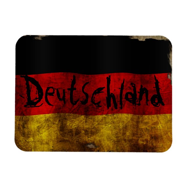 Imán Flagge Deutsch - Vintage... (Horizontal)