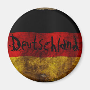 Imán Flagge Deutsch - Vintage...