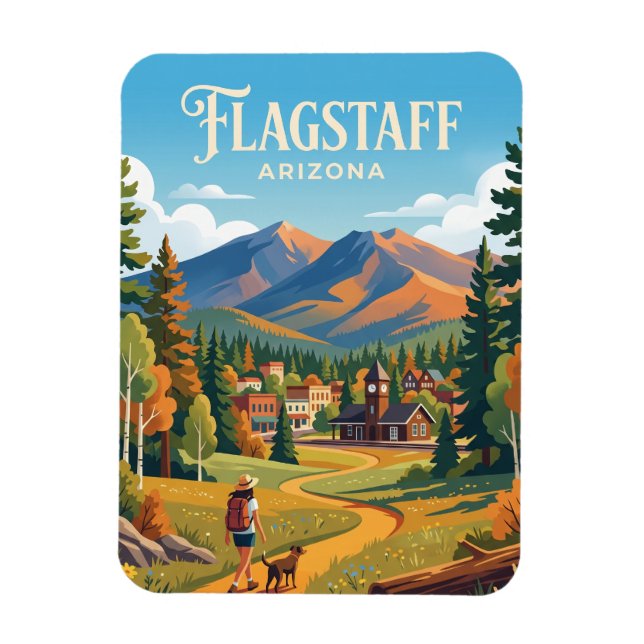 Imán Flagstaff EE. UU. (Vertical)