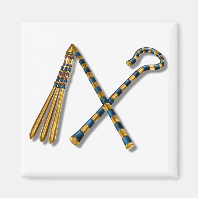 Imán Flail and Crook de Tutankhamun (Frente)