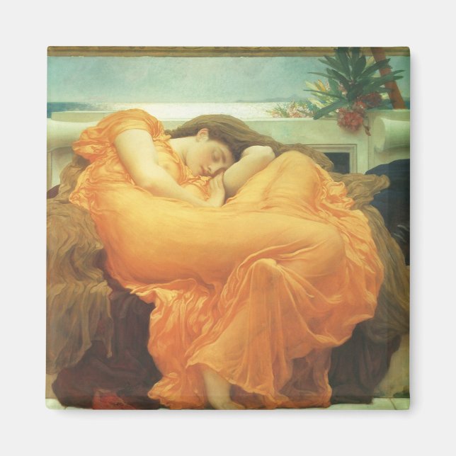 Imán Flamante junio por Lord Frederic Leighton (Frente)