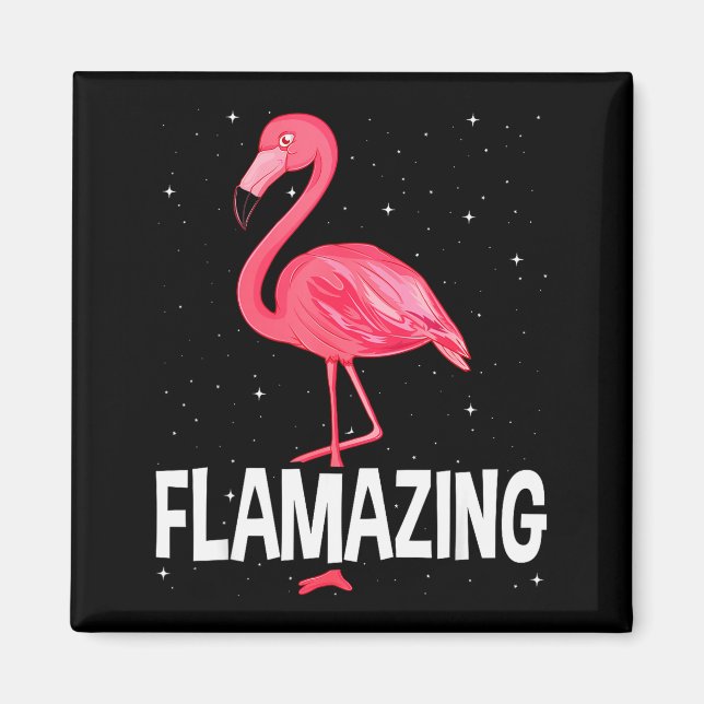 Imán Flamazing Nk Flamingo Novelty Flamingo Lover Funny (Frente)