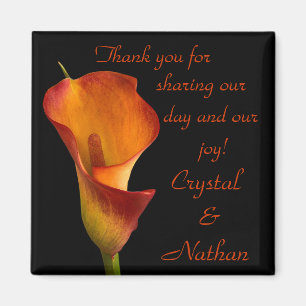 Imán Flame Calla Lily