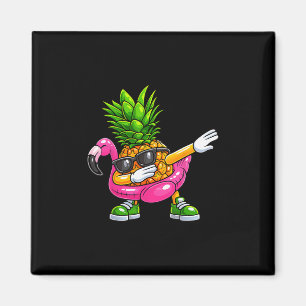 Imán Flamenco Aloha Hawaiano Tropical Piña Haciendo Dab