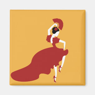 Imán Flamenco Dancer Magnet