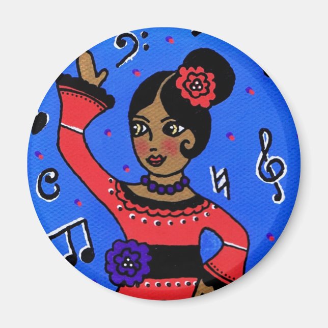 Imán Flamenco Magnet (Frente)