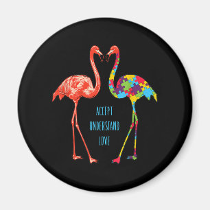 Imán Flamencos   Aceptar Entender el amor Autismo Flami