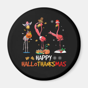 Imán Flamencos   Flamingo Happy HalloGracias
