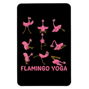 Imán Flamencos Medición de la mancha de yoga de Flami