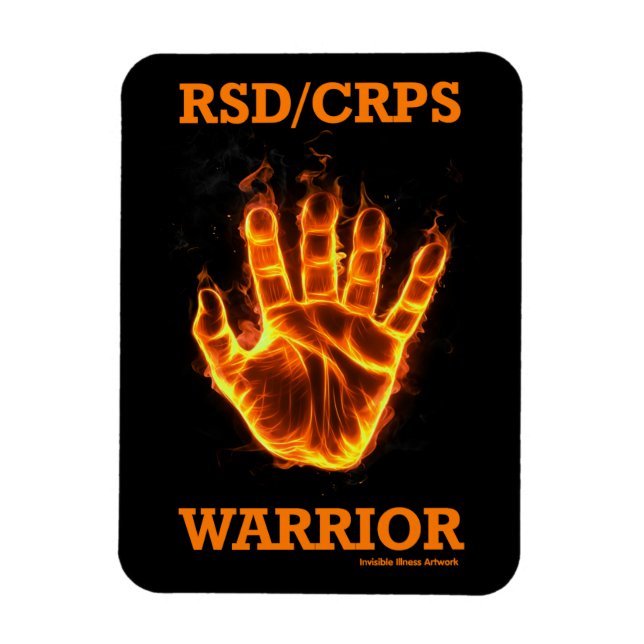 Imán Flames/manos...RSD/CRPS (Vertical)