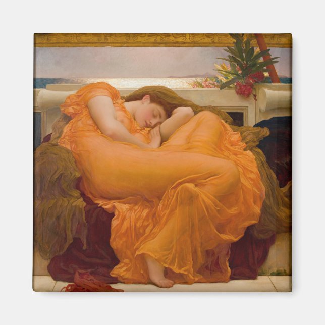 Imán Flaming June de Frederic Lord Leighton 1830 (Frente)