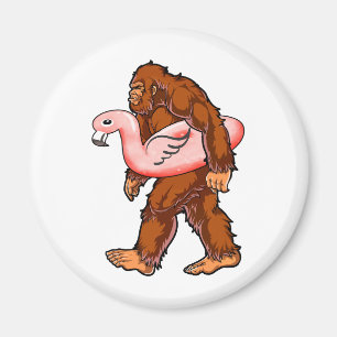 Imán Flamingo Bigfoot