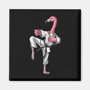 Imán Flamingo Bird Karate Kickboxing Kung Fu Ninja Arte