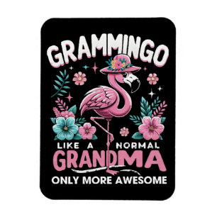 Imán Flamingo del crepúsculo tropical