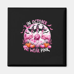 Imán Flamingo En Octubre Usamos Hal Rosa De Cáncer De M