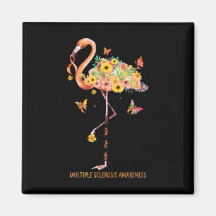 Imán Flamingo Faith Hope Fight Cure La Esclerosis Múlti