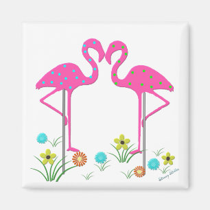 Imán Flamingo Garden Magnet