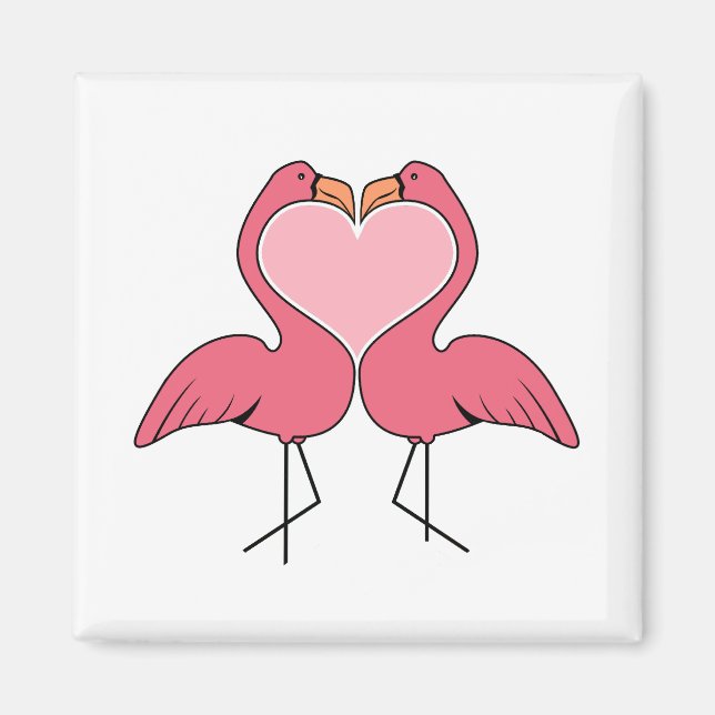 Imán Flamingo Love (Frente)