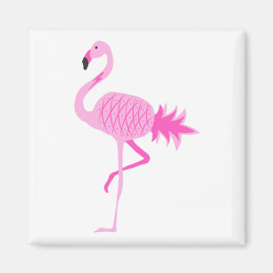 Imán Flamingo Pineapple