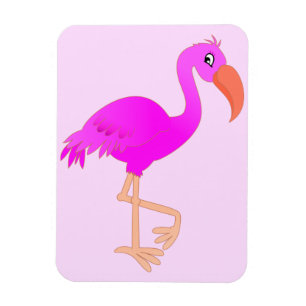 Imán Flamingo Rosa